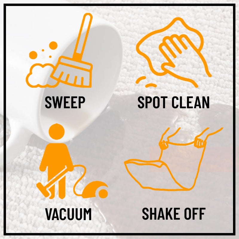 Ottomanson Hallway Runner Rug 2'7" x 9'10" Non Slip Solid Area Rugs Easy to Clean Laundry Rug Runner Durable & Pet Friendly Floor Carpet Runners for Hallways Entryway Living Room Kitchen, Navy - Image 5